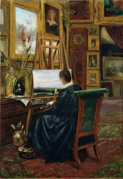 A Lady Artist, 1887 by Mary Churchill